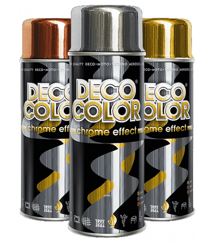 Краска DECO COLOR CHROME EFFECT серебро 400ml